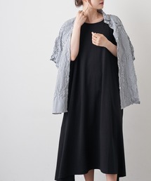 PUAL CE CIN | 【WEB限定】カットソーフレアマキシワンピース(ワンピース)