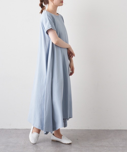 PUAL CE CIN(ピュアルセシン)の「【WEB限定】カットソーフレアマキシワンピース(ワンピース・レディース・ブラック/ブルー/ベージュ系その他/グレイッシュベージュ・FREE)」の22枚目の写真