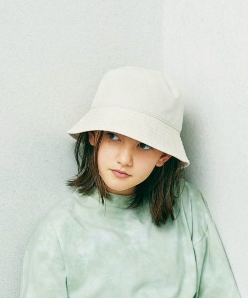 GLOBAL WORK（グローバルワーク）の「AND YUA ANY/オリジナルロゴバケハ/957018（ハット・キッズ・ブラック/ピンク/アイボリー/その他/オフホワイト・FREE）」の3枚目の写真