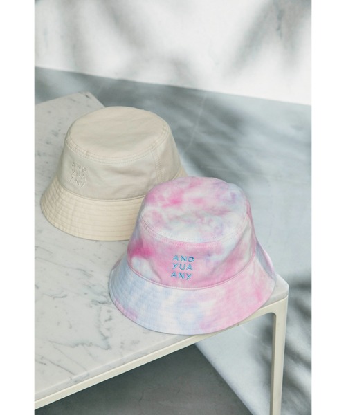 GLOBAL WORK（グローバルワーク）の「AND YUA ANY/オリジナルロゴバケハ/957018（ハット・キッズ・ブラック/ピンク/アイボリー/その他/オフホワイト・FREE）」の6枚目の写真
