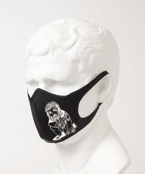 PR01.（ピーアールワン）の「MASK BOX UNKINDNESS TOKYO（マスク・メンズ・サックスブルー/ホワイト×グリーン/ブラック系その他・FREE）」の3枚目の写真