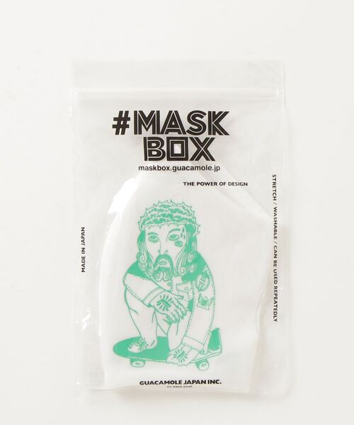 PR01.（ピーアールワン）の「MASK BOX UNKINDNESS TOKYO（マスク・メンズ・サックスブルー/ホワイト×グリーン/ブラック系その他・FREE）」の6枚目の写真