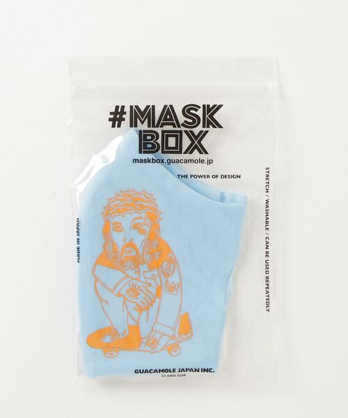 PR01.（ピーアールワン）の「MASK BOX UNKINDNESS TOKYO（マスク・メンズ・サックスブルー/ホワイト×グリーン/ブラック系その他・FREE）」の8枚目の写真