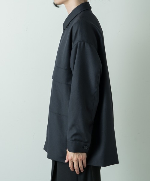 Lui's(ルイス)の「ウールカルゼカバーオール(カバーオール・メンズ・グレー/ブラック・MEDIUM/SMALL)」の9枚目の写真