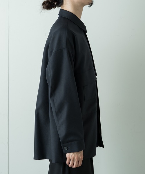 Lui's(ルイス)の「ウールカルゼカバーオール(カバーオール・メンズ・グレー/ブラック・MEDIUM/SMALL)」の11枚目の写真