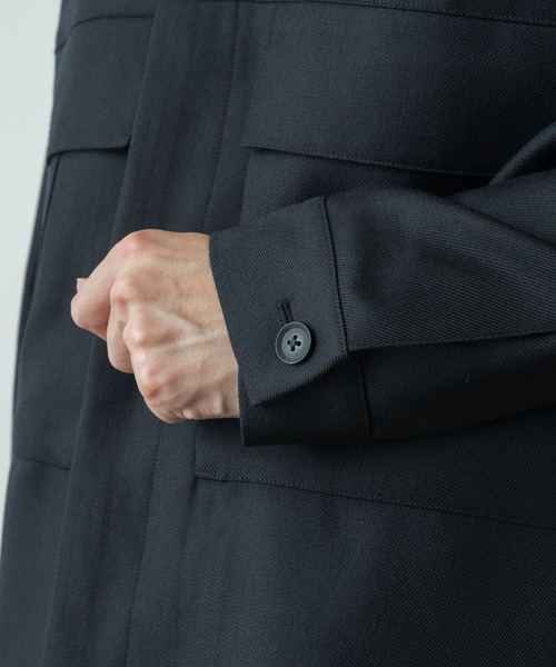 Lui's(ルイス)の「ウールカルゼカバーオール(カバーオール・メンズ・グレー/ブラック・MEDIUM/SMALL)」の13枚目の写真