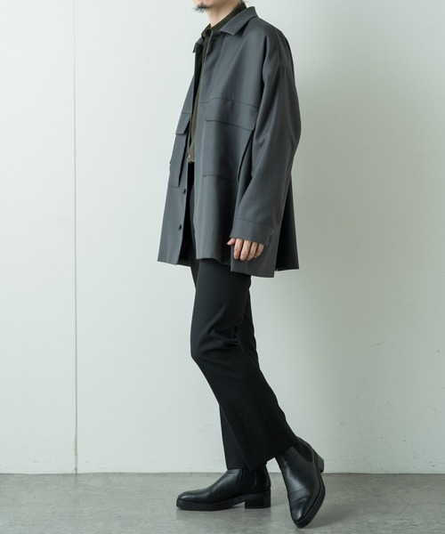 Lui's(ルイス)の「ウールカルゼカバーオール(カバーオール・メンズ・グレー/ブラック・MEDIUM/SMALL)」の20枚目の写真