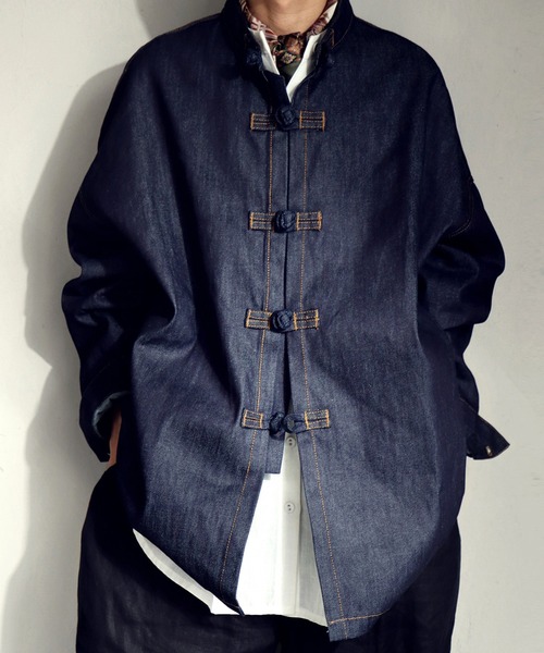 antiqua(アンティカ)の「デニムジャケット(デニムジャケット・メンズ・ノンウォッシュ・FREE)」の1枚目の写真
