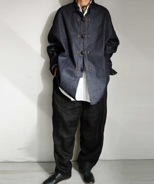 antiqua(アンティカ)の「デニムジャケット(デニムジャケット・メンズ・ノンウォッシュ・FREE)」の6枚目の写真