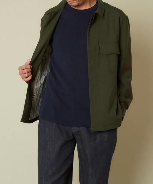 EYE. D WEARing（アイディウェアリング）の「EYE.D WEARing CORDURAウールリップCPOジャケット（ブルゾン・メンズ・カーキ・4/3）」の2枚目の写真