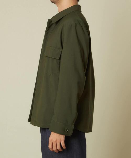 EYE. D WEARing（アイディウェアリング）の「EYE.D WEARing CORDURAウールリップCPOジャケット（ブルゾン・メンズ・カーキ・4/3）」の4枚目の写真