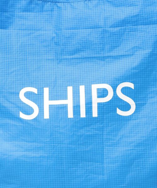 SHIPS（シップス）の「【WEB限定】SHIPS: パッカブル ナイロン SHIPS ロゴ エコ バッグ（エコバッグ/サブバッグ・メンズ・ネイビー/ピンク/ブルー/ブラック・ONE SIZE）」の16枚目の写真