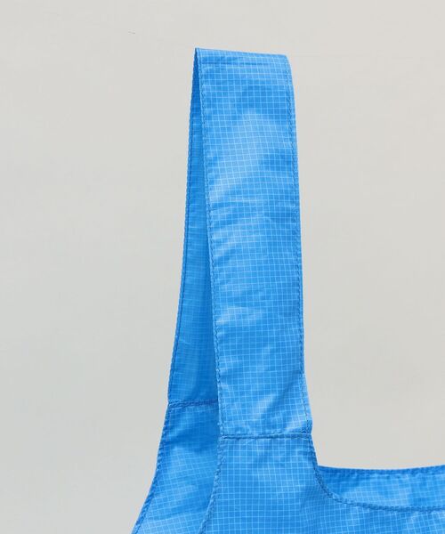 SHIPS（シップス）の「【WEB限定】SHIPS: パッカブル ナイロン SHIPS ロゴ エコ バッグ（エコバッグ/サブバッグ・メンズ・ネイビー/ピンク/ブルー/ブラック・ONE SIZE）」の21枚目の写真