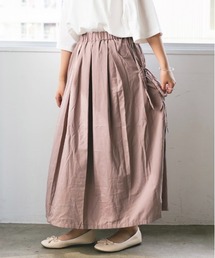 あずきミルクのリボンフレアスカート