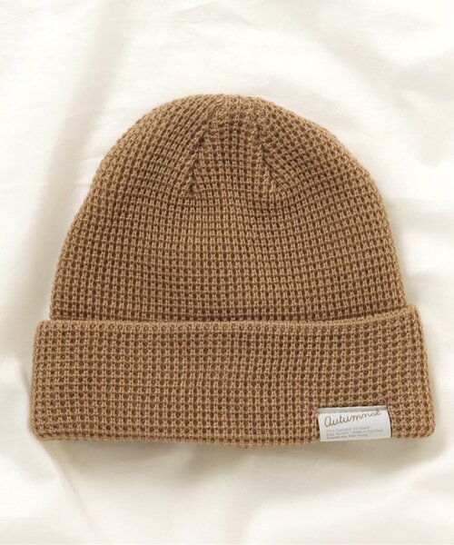 apres les cours（アプレレクール）の「カラバリニットキャップ（ニットキャップ/ビーニー・キッズ・ブラウン/サックスブルー/アイボリー/キャメル・50/54/58）」の4枚目の写真