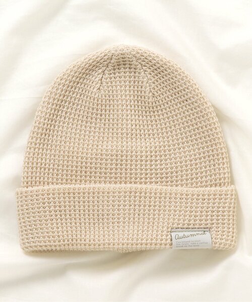 apres les cours（アプレレクール）の「カラバリニットキャップ（ニットキャップ/ビーニー・キッズ・ブラウン/サックスブルー/アイボリー/キャメル・50/54/58）」の2枚目の写真