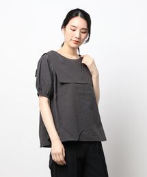 Samansa Mos2 | セーラー衿前後着ブラウス(シャツ/ブラウス)