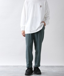 センタープレスタック/PEツイルテーパードスラックス/956201