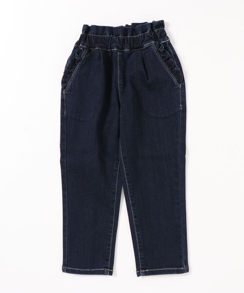 L.COPECK(エルコペック)の「ハイストレッチデニムパンツ/チノタックテーパードパンツ(デニムパンツ・キッズ・ネイビー/ブルー/ベージュ・130cm/140cm/120cm/110cm/100cm)」の2枚目の写真