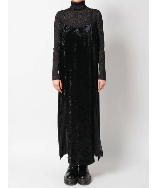 jouetie(ジュエティ)の「シアードッキングランジェリーワンピース(ワンピース・レディース・アイボリー/ブラック/その他2・MEDIUM)」の5枚目の写真