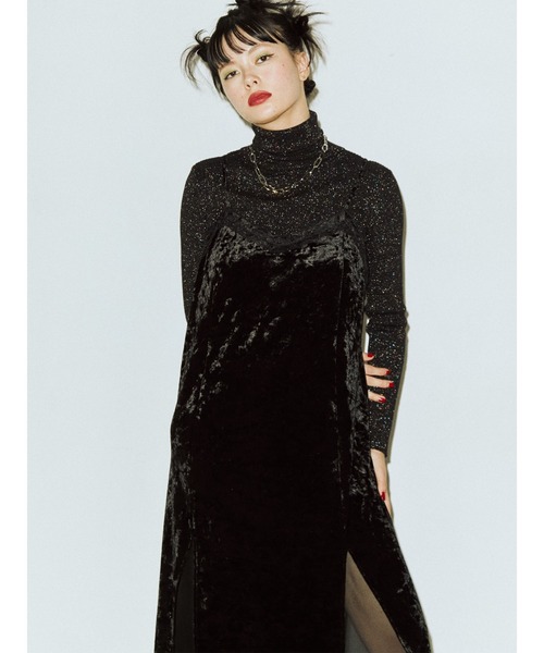 jouetie(ジュエティ)の「シアードッキングランジェリーワンピース(ワンピース・レディース・アイボリー/ブラック/その他2・MEDIUM)」の18枚目の写真