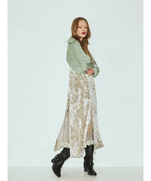 jouetie(ジュエティ)の「シアードッキングランジェリーワンピース(ワンピース・レディース・アイボリー/ブラック/その他2・MEDIUM)」の21枚目の写真