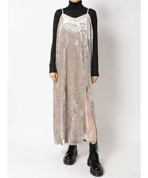 jouetie(ジュエティ)の「シアードッキングランジェリーワンピース(ワンピース・レディース・アイボリー/ブラック/その他2・MEDIUM)」の20枚目の写真