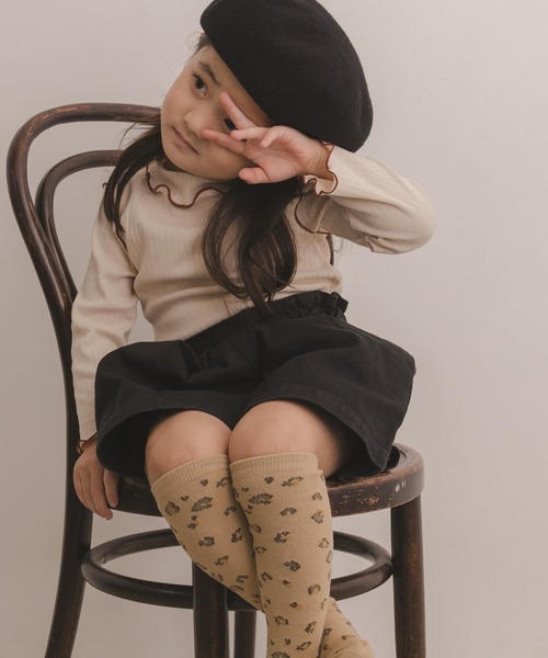 URBAN RESEARCH DOORS（アーバンリサーチドアーズ）の「配色メローリブカットソー(KIDS)（Tシャツ/カットソー・キッズ・ベージュ/グレー・120/105/150/135）」の8枚目の写真