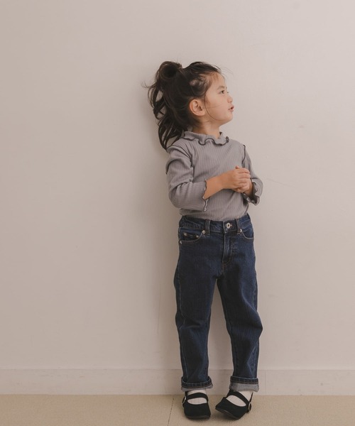 URBAN RESEARCH DOORS（アーバンリサーチドアーズ）の「配色メローリブカットソー(KIDS)（Tシャツ/カットソー・キッズ・ベージュ/グレー・120/105/150/135）」の11枚目の写真