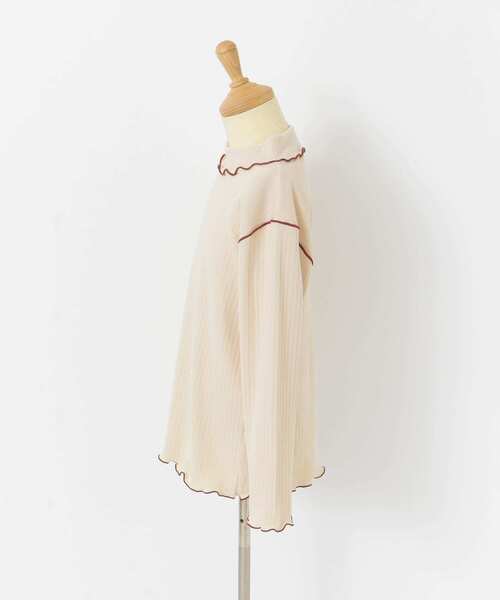 URBAN RESEARCH DOORS（アーバンリサーチドアーズ）の「配色メローリブカットソー(KIDS)（Tシャツ/カットソー・キッズ・ベージュ/グレー・120/105/150/135）」の19枚目の写真