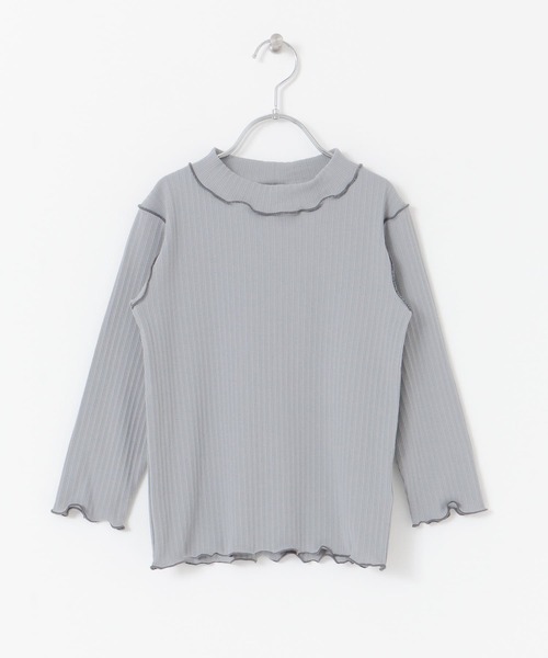 URBAN RESEARCH DOORS（アーバンリサーチドアーズ）の「配色メローリブカットソー(KIDS)（Tシャツ/カットソー・キッズ・ベージュ/グレー・120/105/150/135）」の21枚目の写真