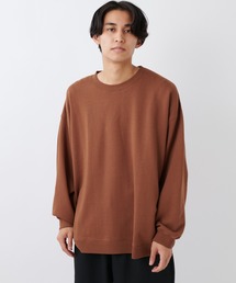 スーパービッグシルエットクルーネックトレーナー/オーバーサイズ