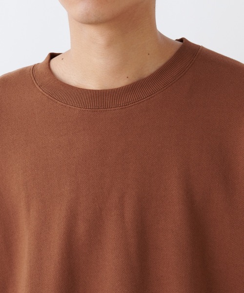 CIAOPANIC(チャオパニック)の「スーパービッグシルエットクルーネックトレーナー/オーバーサイズ(スウェット・メンズ・ブラウン/ブラック・マルチサイズ)」の13枚目の写真