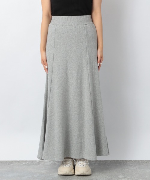 Heather（ヘザー）の「セルフィ―ウラケフレアロングスカート 237203（スカート・レディース・アイボリー/グレー・FREE）」の19枚目の写真
