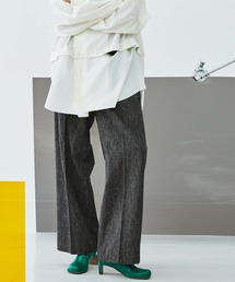 MAISON SPECIAL | 《ユニセックスアイテム》マルチファブリック1タックイージープライムワイドパンツ 【MAISON SPECIAL/メゾンスペシャル】(スラックス)