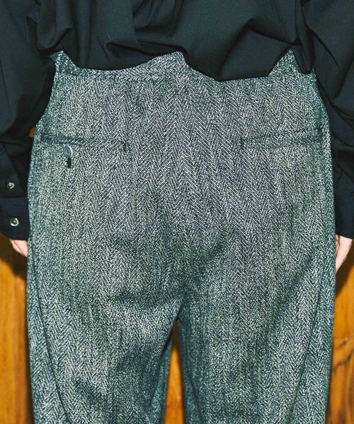 MAISON SPECIAL（メゾンスペシャル）の「《ユニセックスアイテム》マルチファブリック1タックイージープライムワイドパンツ 【MAISON SPECIAL/メゾンスペシャル】（スラックス・メンズ・ピンク/ブルー/カーキ/ブラック/ダークブラック/ブラウン・1/0/2）」の14枚目の写真