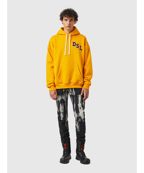 DIESEL(ディーゼル)の「メンズ パーカー ルーズフィット(パーカー・メンズ・ブルー/イエロー/ホワイト/ブラック・XX-LARGE/X-LARGE/X-SMALL/SMALL/LARGE/MEDIUM/XXX-LARGE)」の9枚目の写真