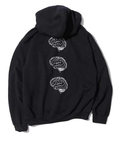 ROOPTOKYO（ループトウキョウ）の「【ROOPTOKYOオリジナル】出会って5秒でバトル Battle in 5 seconds after meeting アニメプリント プルオーバーパーカー フロントロゴ バックプリント（パーカー・メンズ・ホワイト/ブラック・M/L/XXL/XL）」の9枚目の写真