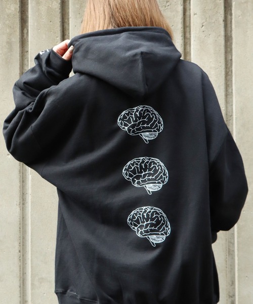 ROOPTOKYO（ループトウキョウ）の「【ROOPTOKYOオリジナル】出会って5秒でバトル Battle in 5 seconds after meeting アニメプリント プルオーバーパーカー フロントロゴ バックプリント（パーカー・メンズ・ホワイト/ブラック・M/L/XXL/XL）」の16枚目の写真