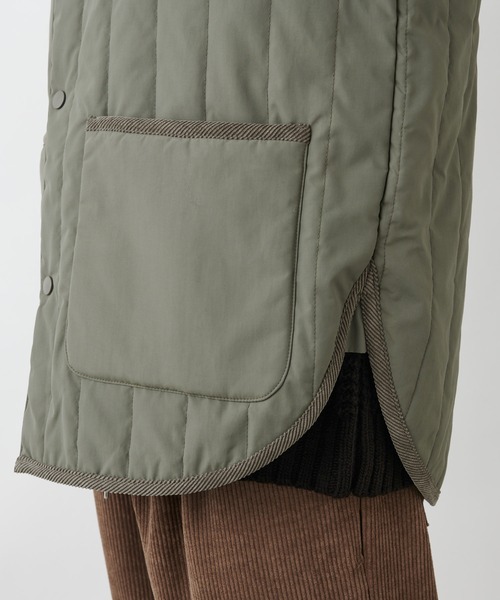 COLONY 2139(コロニートゥーワンスリーナイン)の「イタリアン中綿キルトジャケット (CASHPAD)※ユニセックス対応(ミリタリージャケット・メンズ・ブラック/チャコールグレー・MEDIUM/LARGE/X-LARGE)」の18枚目の写真