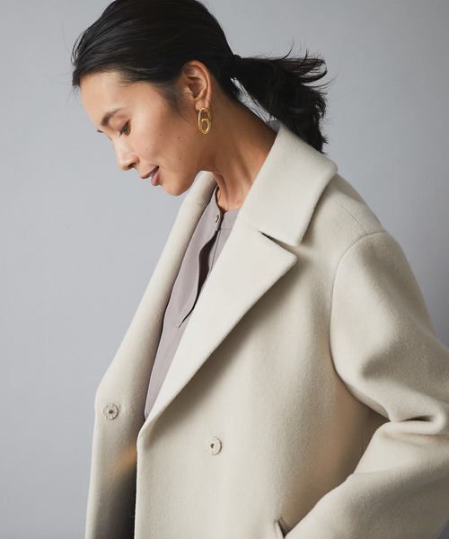 RIVE DROITE（リヴドロワ）の「飽きのこないシンプルなデザイン　マンテコチェスターコート（チェスターコート・レディース・アイボリー/モカ/スカイブルー・FREE）」の20枚目の写真
