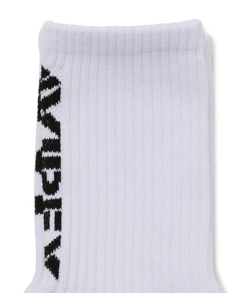 AVIREX（アヴィレックス）の「NYC リブ ソックス / NYC RIB SOCKS / アヴィレックス / AVIREX（ソックス/靴下・メンズ・ホワイト/ブラック/オレンジ・FREE）」の4枚目の写真