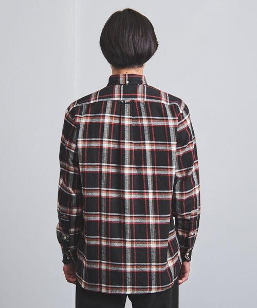 GITMAN VINTAGE(ギットマン ヴィンテージ)の「<GITMAN VINTAGE (ギットマン ビンテージ)> プレイド ボタンダウン シャツ(シャツ/ブラウス・メンズ・ブラック・16/16 1/2/15 1/2/15 )」の4枚目の写真