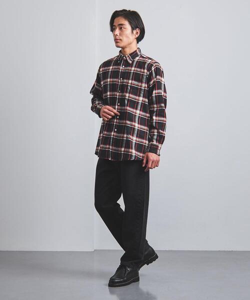 GITMAN VINTAGE(ギットマン ヴィンテージ)の「<GITMAN VINTAGE (ギットマン ビンテージ)> プレイド ボタンダウン シャツ(シャツ/ブラウス・メンズ・ブラック・16/16 1/2/15 1/2/15 )」の7枚目の写真