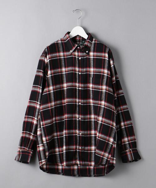 GITMAN VINTAGE(ギットマン ヴィンテージ)の「<GITMAN VINTAGE (ギットマン ビンテージ)> プレイド ボタンダウン シャツ(シャツ/ブラウス・メンズ・ブラック・16/16 1/2/15 1/2/15 )」の8枚目の写真