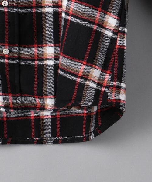GITMAN VINTAGE(ギットマン ヴィンテージ)の「<GITMAN VINTAGE (ギットマン ビンテージ)> プレイド ボタンダウン シャツ(シャツ/ブラウス・メンズ・ブラック・16/16 1/2/15 1/2/15 )」の12枚目の写真