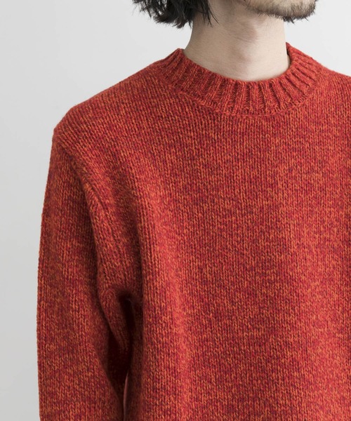 URBAN RESEARCH（アーバンリサーチ）の「3Gミックスメランジクルーネック（ニット/セーター・メンズ・ブラウン系その他/オレンジ系その他/グリーン系その他・MEDIUM/LARGE/SMALL）」の17枚目の写真