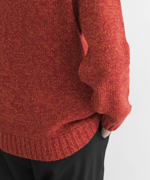 URBAN RESEARCH（アーバンリサーチ）の「3Gミックスメランジクルーネック（ニット/セーター・メンズ・ブラウン系その他/オレンジ系その他/グリーン系その他・MEDIUM/LARGE/SMALL）」の20枚目の写真