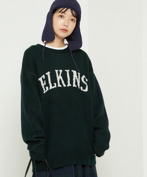 FREAK'S STORE（フリークスストア）の「ビッグロゴニット（ニット/セーター・レディース・オフホワイト/グリーン/ネイビー/ブラック・ﾌﾘ-）」の19枚目の写真