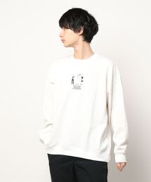裏起毛刺繍BIGトレーナー(M1)
